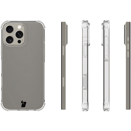 Elastyczne etui Bizon Case Salpa do iPhone 16 Pro Max przezroczyste