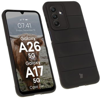 Pancerne etui Bizon Case Tur do Galaxy A17 5G / A26 5G, czarne