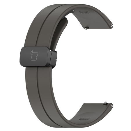 Silikonowy pasek Bizon Strap Watch Silicone L do Quick Release 22 mm, czarny