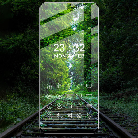 2x Szkło + szybka na aparat Bizon Edge Pack do Motorola Edge 30
