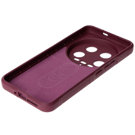 Pancerne etui Bizon Case Tur do Xiaomi 14 Ultra, burgundowe