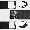Pancerne etui Bizon Case Tur do Galaxy Z Flip7 FE / Z Flip6, czarne
