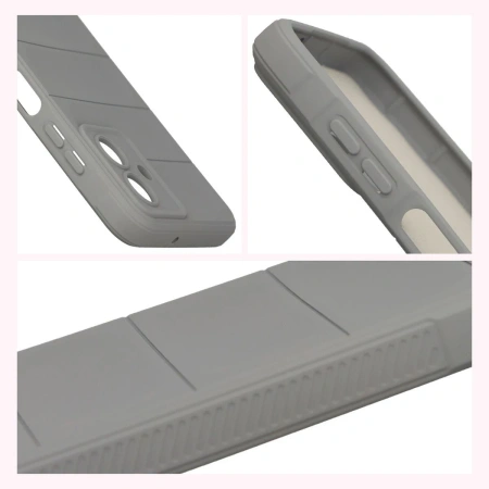 Pancerne etui Bizon Case Tur do Galaxy A07 4G, jasnoszare