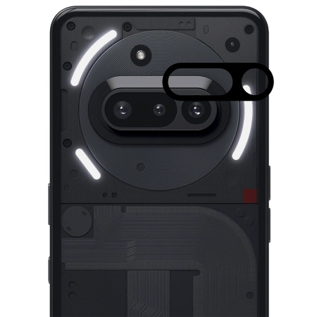 Szkło na aparat Bizon Glass Silk Lens do Nothing Phone (3a), 2 sztuki