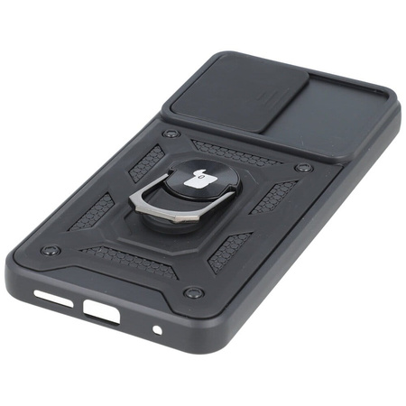 Etui Bizon Case CamShield Ring do Xiaomi Redmi Note 11/11S, czarne