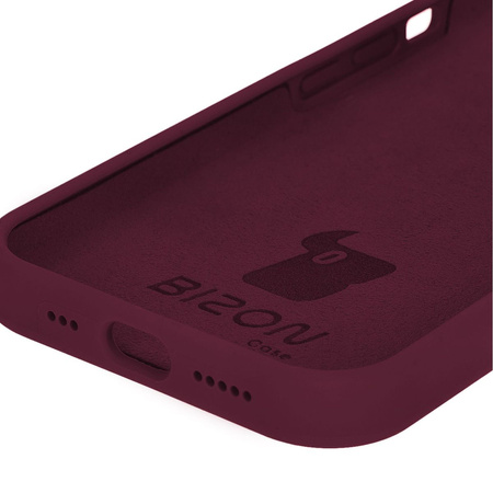 Etui silikonowe Bizon Soft Case do iPhone 15, ciemnofioletowe