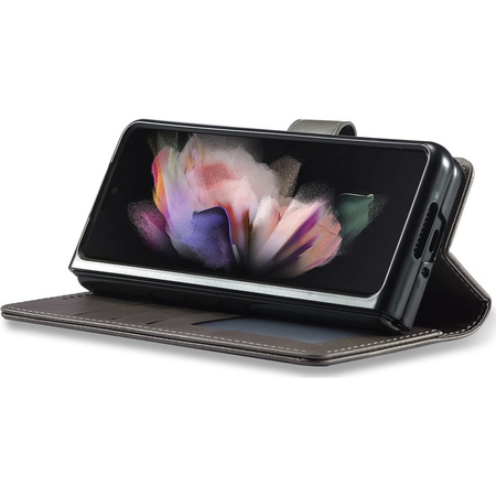 Etui Bizon Case Wallet do Galaxy Z Fold4, szare