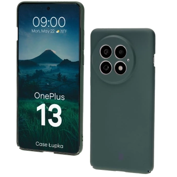 Etui Bizon Case Łupka do OnePlus 13, zielone