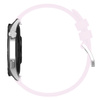 Pasek silikonowy do smartwatcha, Bizon Strap Watch Silicone Pro T, Quick Release 18 mm, pudrowy róż
