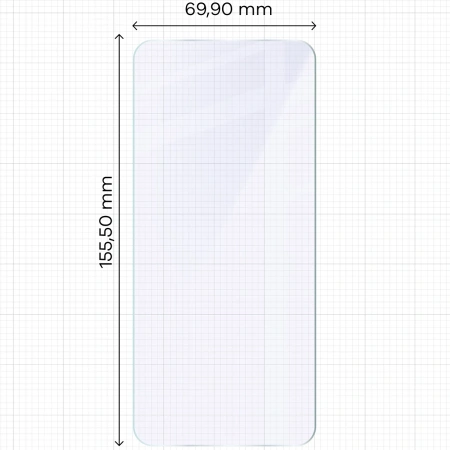 Elastyczne szkło hybrydowe Bizon Glass Mule Duo do Realme 14 Pro Plus 5G, 2 sztuki