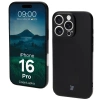 Etui Bizon Case Łupka do iPhone 16 Pro, czarne