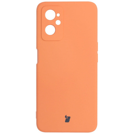 Etui Bizon Case Silicone do Realme 9i / Oppo A96, pomarańczowe