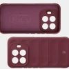 Pancerne etui Bizon Case Tur do Xiaomi 15T Pro, burgundowe
