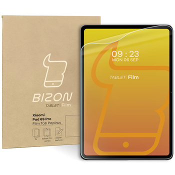 Folia imitująca papier Bizon Film Tab Papirus Duo do Xiaomi Pad 6S Pro, 2 sztuki