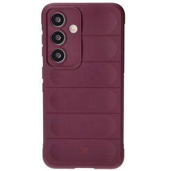 Pancerne etui Bizon Case Tur do Galaxy S24, burgundowe
