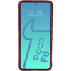 Pancerne etui Bizon Case Tur do Xiaomi Poco F6, burgundowe