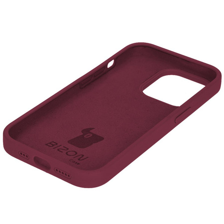 Etui silikonowe do Apple iPhone 14 Pro Bizon Soft Case, ciemnofioletowe