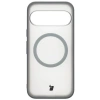 Etui z pierścieniem magnetycznym + szkło hartowane Bizon MatteO Pack do Google Pixel 10 / 10 Pro, przydymione-szare