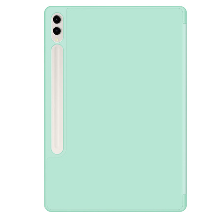 Etui Bizon Case Tab Lizard do Galaxy Tab S10 Plus / S9 Plus, miętowe