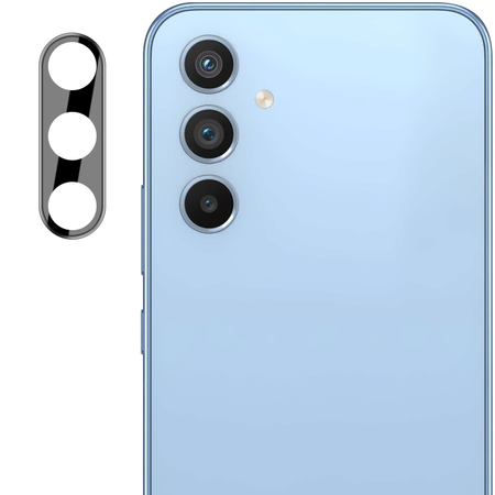 Szkło na aparat Bizon Glass Silk Lens do Galaxy A24 4G, 2 sztuki