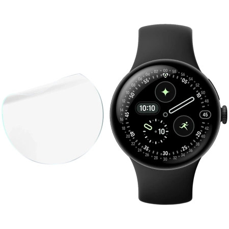 Folia hydrożelowa na ekran Bizon Glass Watch Hydrogel Duo do Google Pixel Watch 4 45 mm, 2 sztuki
