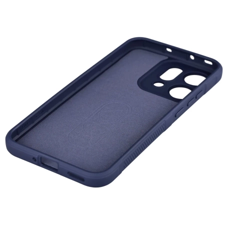 Pancerne etui Bizon Case Tur do Oppo Reno 14, granatowe