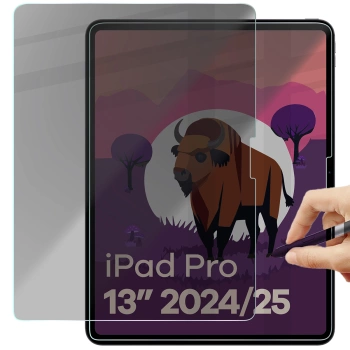 Prywatyzujące szkło hartowane Bizon Glass Tab Clear Shadow Duo do iPad Pro 13 2024, 2 sztuki