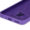 Silikonowe etui Bizon Soft Case do Oppo Reno11 F 5G, fioletowe
