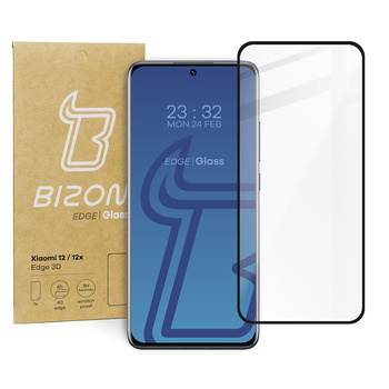 Szkło hartowane Bizon Glass Edge 3D do Xiaomi 12/ 12X