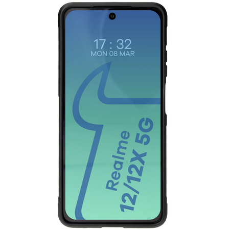 Pancerne etui Bizon Case Tur do Realme 12 / 12x, czarne