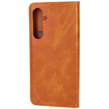 Etui z klapką Bizon Case Pocket Pro do Galaxy A35 5G, brązowe