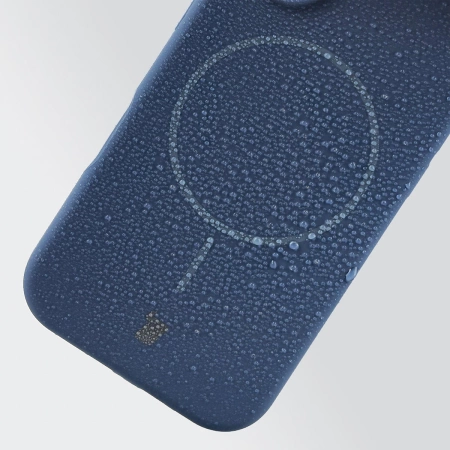 Silikonowe etui z pierścieniem magnetycznym Bizon Soft Case Magnetic do iPhone 15 Plus/14 Plus, granatowe