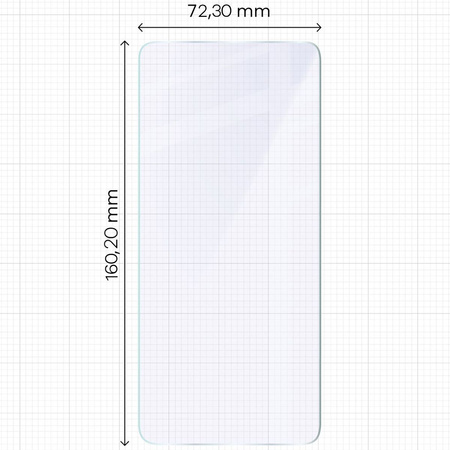 Elastyczne szkło hybrydowe Bizon Glass Mule do Nothing Phone (3a)