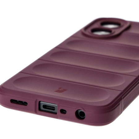 Pancerne etui Bizon Case Tur do Oppo A38 4G, burgundowe