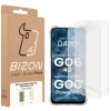 Elastyczne etui + 2x folia na ekran Bizon Case Clear Pack do Motorola Moto G06 4G / G06 Power 4G