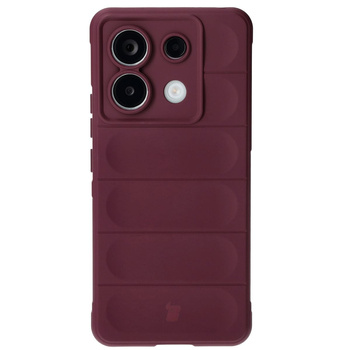 Pancerne etui Bizon Case Tur do Xiaomi Poco X6 / Xiaomi Redmi Note 13 Pro 5G, burgundowe