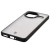 Etui Bizon Case Angelo do Xiaomi Poco F7 Pro, półprzezroczyste z czarną ramką