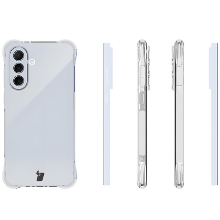 Elastyczne etui Bizon Case Salpa do Galaxy A56 5G, przezroczyste