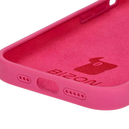 Etui silikonowe do Apple iPhone 14 Pro Bizon Soft Case, fuksja