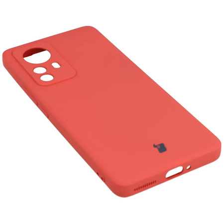 Etui Bizon Case Silicone do Xiaomi 12 Pro, ciemny róż