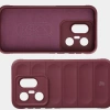 Pancerne etui Bizon Case Tur do Vivo X200 FE, burgundowe