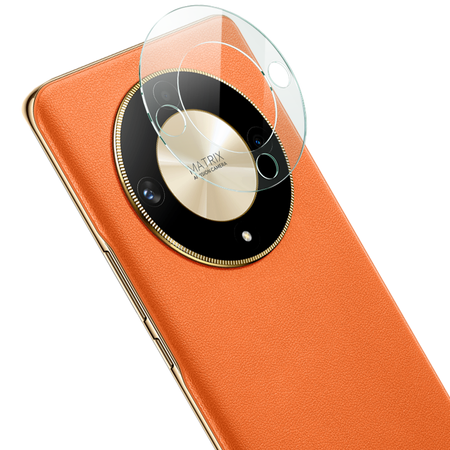 Szkło na aparat Bizon Glass Silk Lens do Honor Magic6 Lite, 2 sztuki