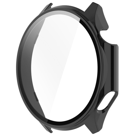 Etui ze szkłem do zegarka Bizon Case+Glass Watch do OnePlus Watch 3 / Oppo Watch X2, czarne