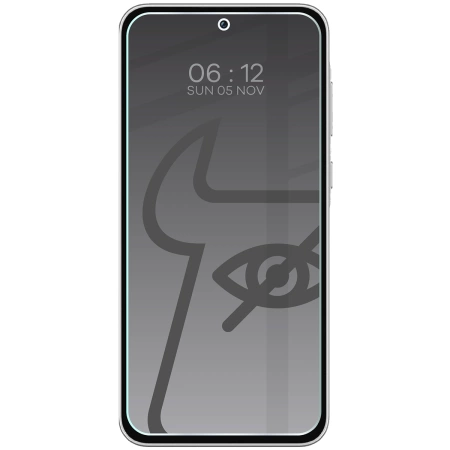 Prywatyzujące szkło hartowane Bizon Glass Clear Shadow do Galaxy M35 5G / A55 5G / A35 5G, przyciemniane