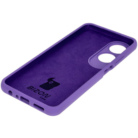Silikonowe etui Bizon Soft Case do Oppo A60 4G, fioletowe