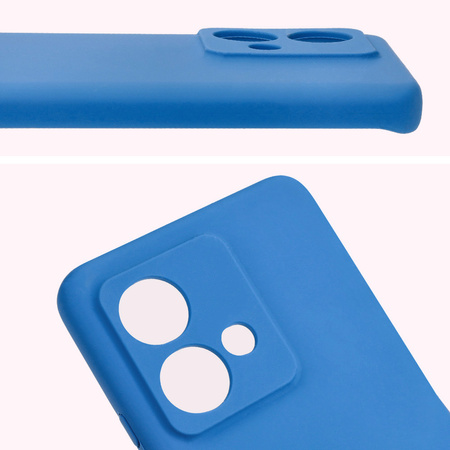 Silikonowe etui Bizon Soft Case do Motorola Edge 40 Neo, niebieskie
