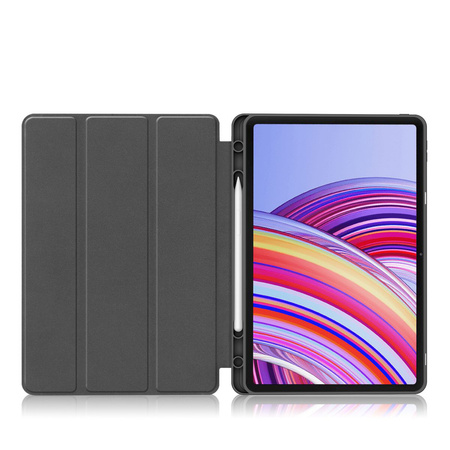 Etui z klapką Bizon Case Tab Lizard do Xiaomi Redmi Pad Pro 12.1, ciemnozielone