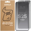 Prywatyzujące szkło hartowane Bizon Glass Clear Shadow do Samsung Galaxy S25 Edge, przyciemniane