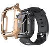 Etui z paskiem Bizon Strap + Case Watch Armor do Apple Watch 40 / 41mm, złote