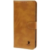 Etui z klapką Bizon Case Pocket do Motorola Edge 60 Fusion / 60, brązowe